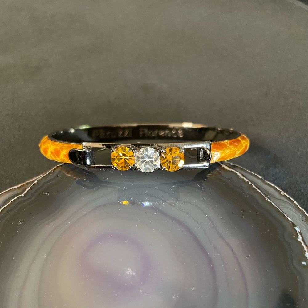 Vintage Peruzzi Florence Snakeskin Bracelet